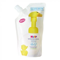 Пінка для вмивання та миття рук HIPP, змiнна пляшка, 250мл 3105447 Mams family