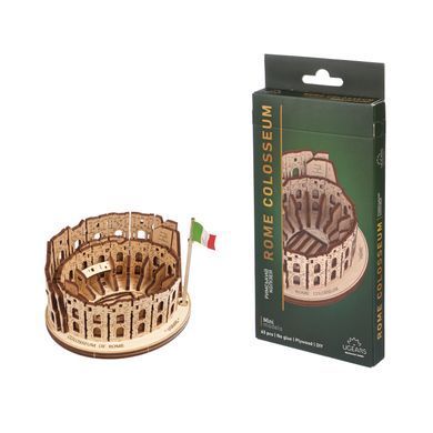 Механический 3D пазл UGEARS "Римский Колизей", 63 элемента, от 14 лет 6330027 Mams family