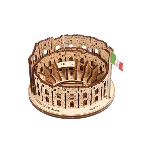 Механический 3D пазл UGEARS "Римский Колизей", 63 элемента, от 14 лет 6330027 Mams family