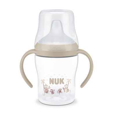 Поїльник NUK Perfect Match Learner Cup з м&rsquo;яким силіконовим носиком, з 6 місяців, мавпа, 150 мл 3954236 Mams family