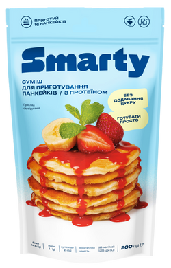 Смесь для приготовления панкейков с протеином ТМ "Smarty" 200г 1600090 Mams family