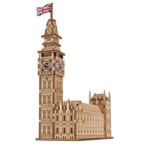Механічний 3D пазл UGEARS "Біг-Бен", 63 елементів, від 14 років 6330029 Mams family