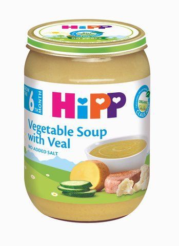 Детскоий овощной суп Hipp с нежной телятиной, с 6-ти мес, 190 гр 1999017 Mams family