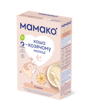 Детская каша МАМАКО 5 злаков на козьем молоке, от 6-ти мес, 200 гр 1105402 Mams family