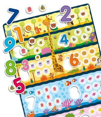 Настольная игра-пазл Lisciani Montessori Tactile Numbers (укр/англ) 6337762 Mams family