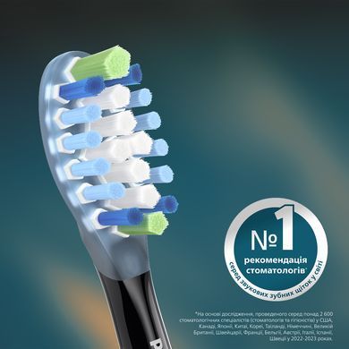 Набір насадок для звукової зубної щітки Philips HX9044/88 Sonicare, серії С3 Premium Plaque Defence, боротьба з нальотом, чорний, 4 шт 3930711 Mams family