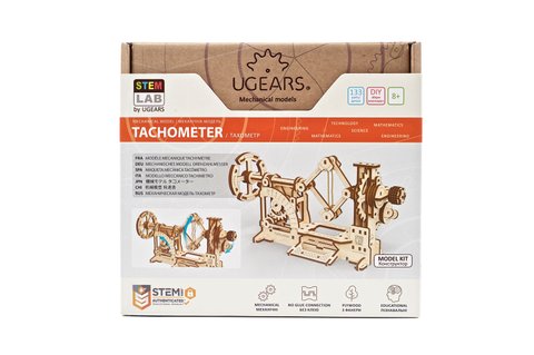 3D пазл UGEARS механічний STEM-модеь «Тахометр» 6337284 Mams family