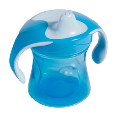 Чашка Baby-Nova учебная с ручками, 220мл голубая 3966044 Mams family