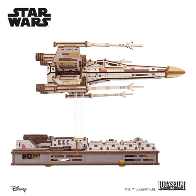 Механічний 3D пазл UGEARS "Винищувач X-Wing&trade;", 455 елементів, від 14 років 6330037 Mams family