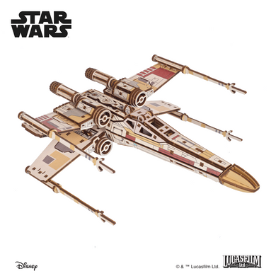 Механічний 3D пазл UGEARS "Винищувач X-Wing&trade;", 455 елементів, від 14 років 6330037 Mams family