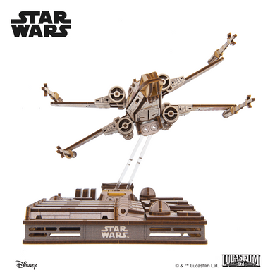 Механічний 3D пазл UGEARS "Винищувач X-Wing&trade;", 455 елементів, від 14 років 6330037 Mams family