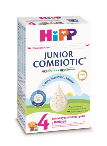 Дитяча суха молочна суміш Hipp Combiotic 4, з 18-ти міс, 500 гр 1031091 Mams family