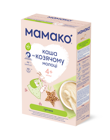Каша гречневая на козьем молоке Bebi Premium (4+ мес.), 200 г