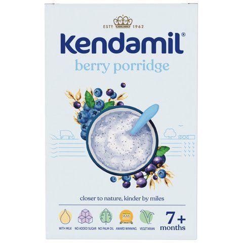 Дитяча молочна каша Kendamil з ягодами, з 7 місяців, 150 г 1123324 Mams family