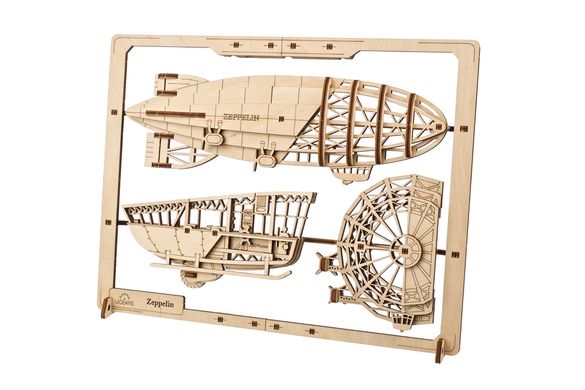 2,5 пазл UGEARS механический "Цепелин" 6337512 Mams family