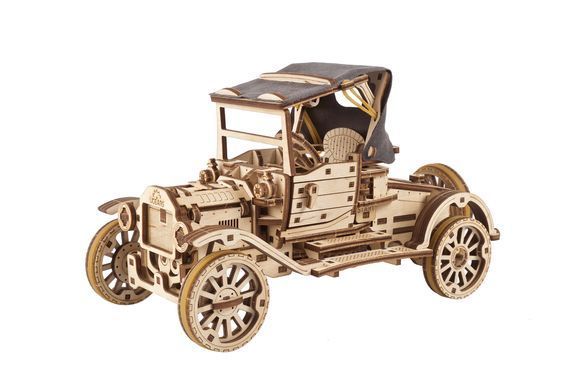 3D пазл UGEARS механический "Ретро автомобиль" 6337394 Mams family