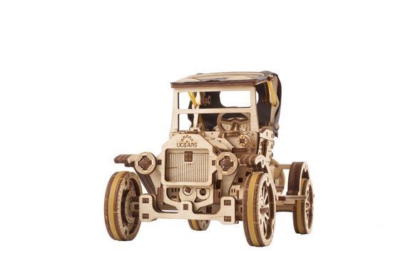 3D пазл UGEARS механический "Ретро автомобиль" 6337394 Mams family