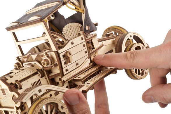 3D пазл UGEARS механический "Ретро автомобиль" 6337394 Mams family