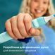 Дитяча електрична звукова зубна щітка Philips Sonicare For Kids Smart HX6600/13, бірюзова, 2 режими, 2 насадки, 2 комплекти наклейок, 0.5 Вт 3930695 фото 10 Mams family