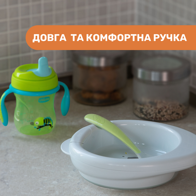Ложка силіконова Chicco, 6м+, 1 шт. 3000568 Mams family
