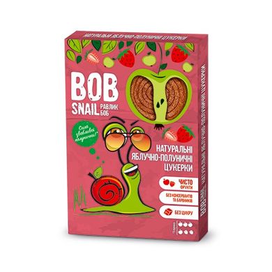 Натуральные фруктово-ягодные конфеты Равлик Боб "Яблоко - клубника", 60г 1740419 Mams family