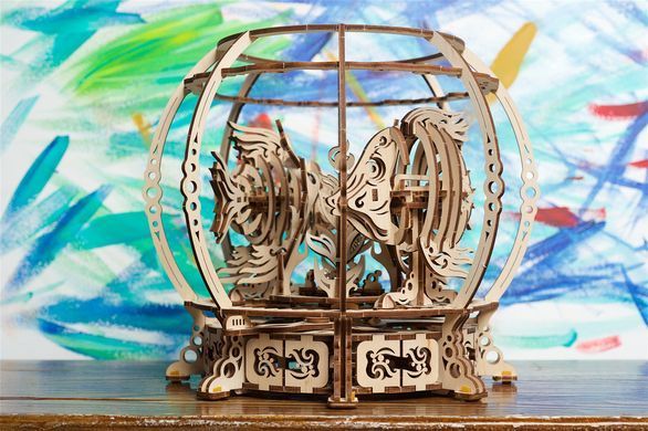 3D пазл UGEARS механический &laquo;Аквариум&raquo; 6337286 Mams family