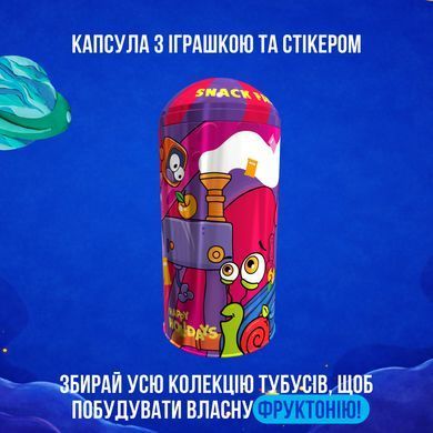 Набір цукерок Равлик Боб Капсула-тубус металева "Фабрика смаколиків", 324 г 1740978 Mams family
